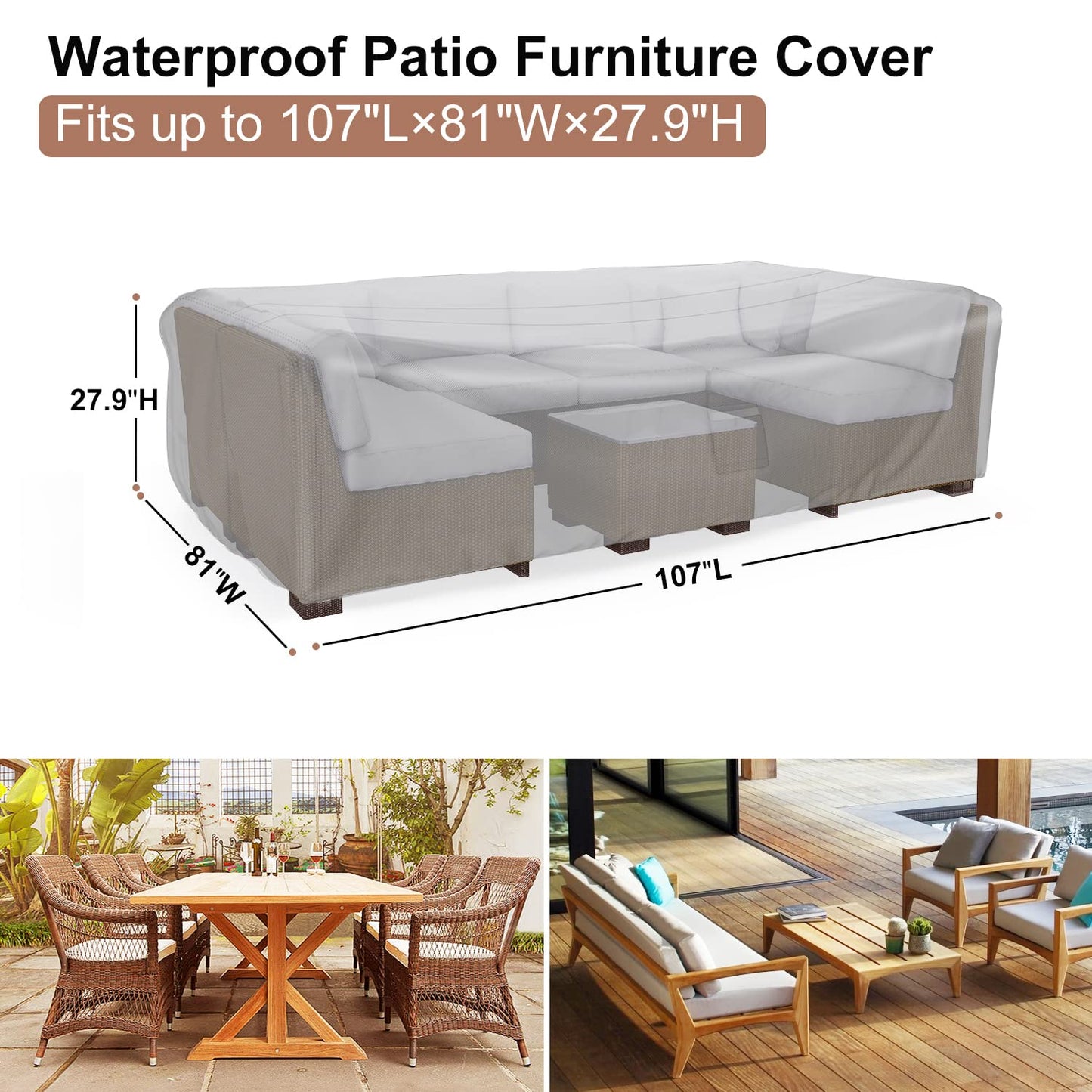 Patio Furniture Covers Black