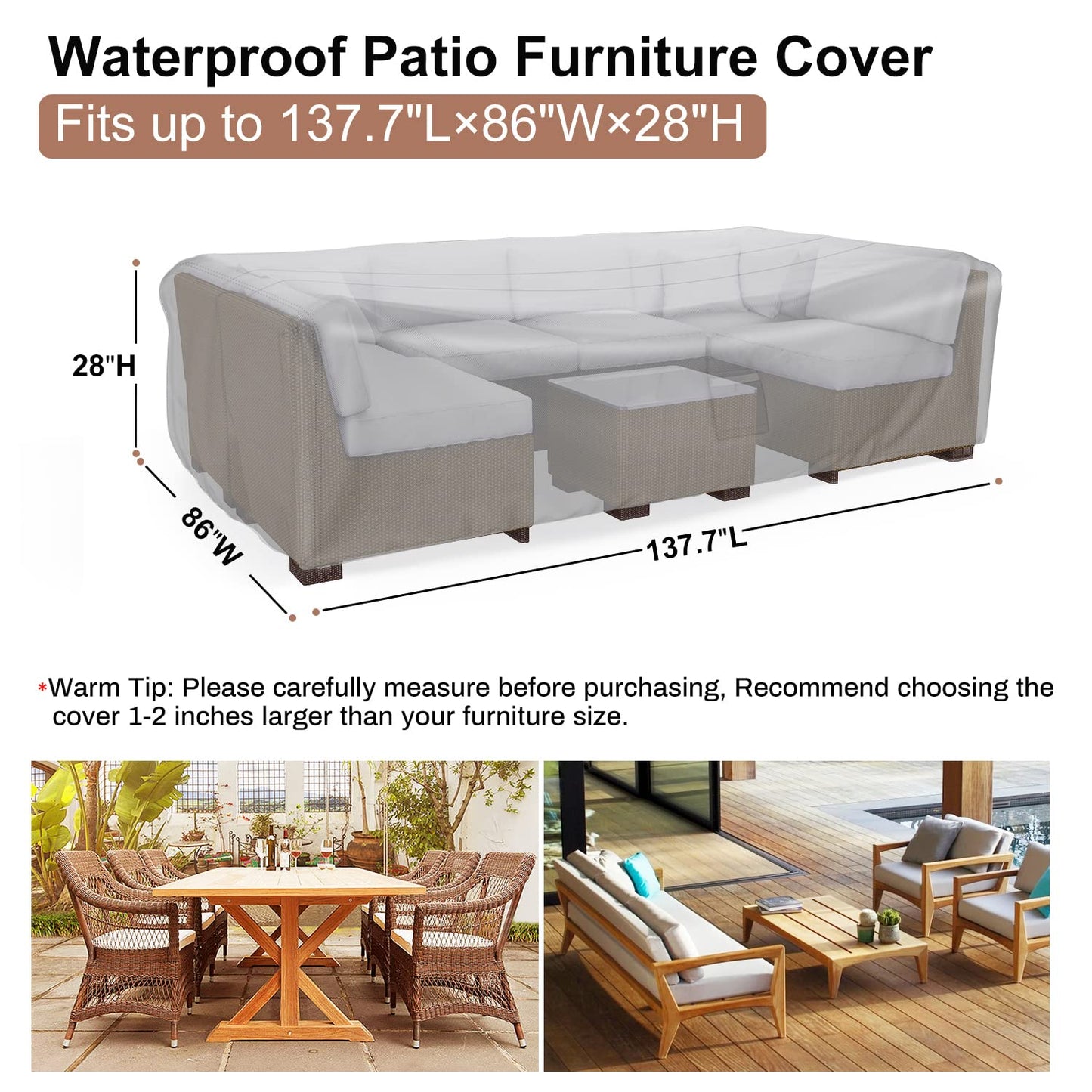 Patio Furniture Covers Black