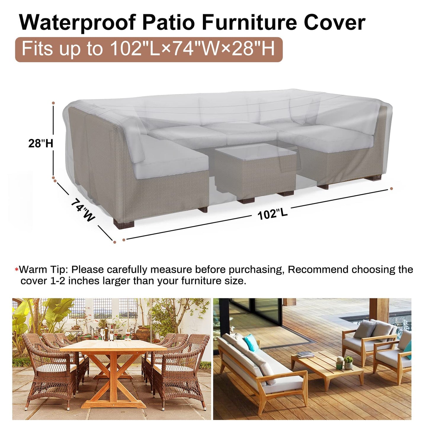 Patio Furniture Covers Black