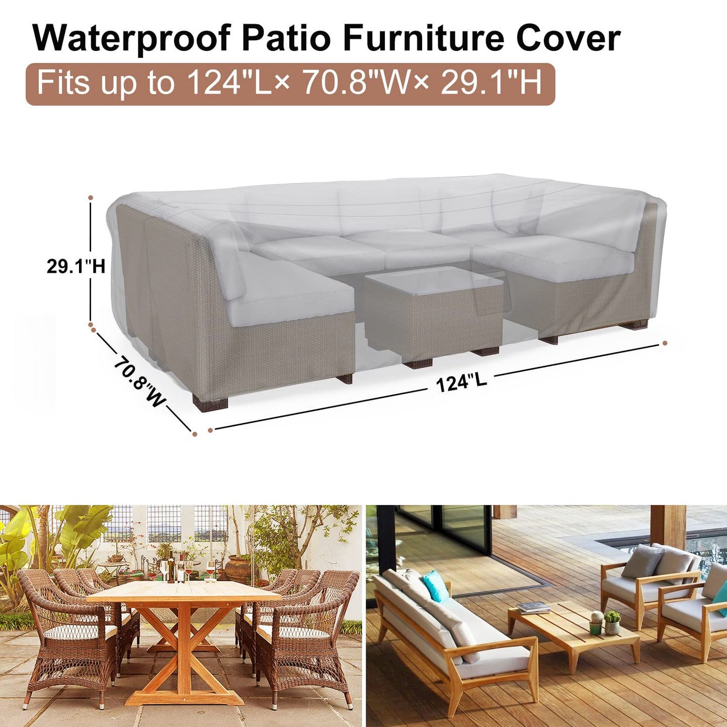 Patio Furniture Covers Black