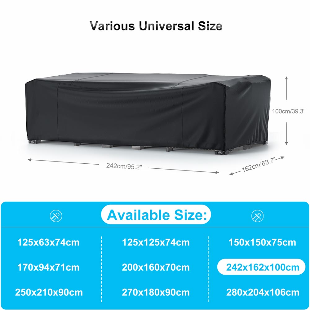 Armorget Garden Furniture Covers 242x162x100cm