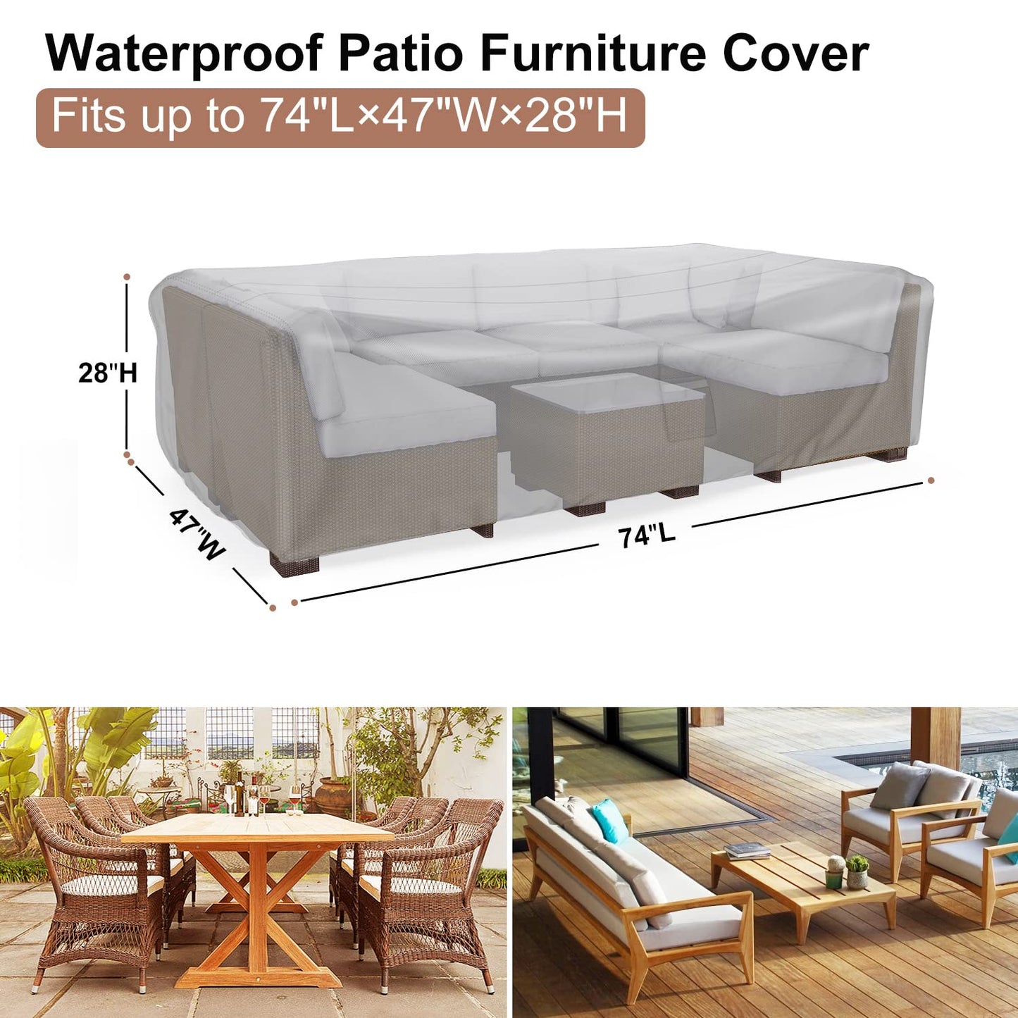 Patio Furniture Covers Black