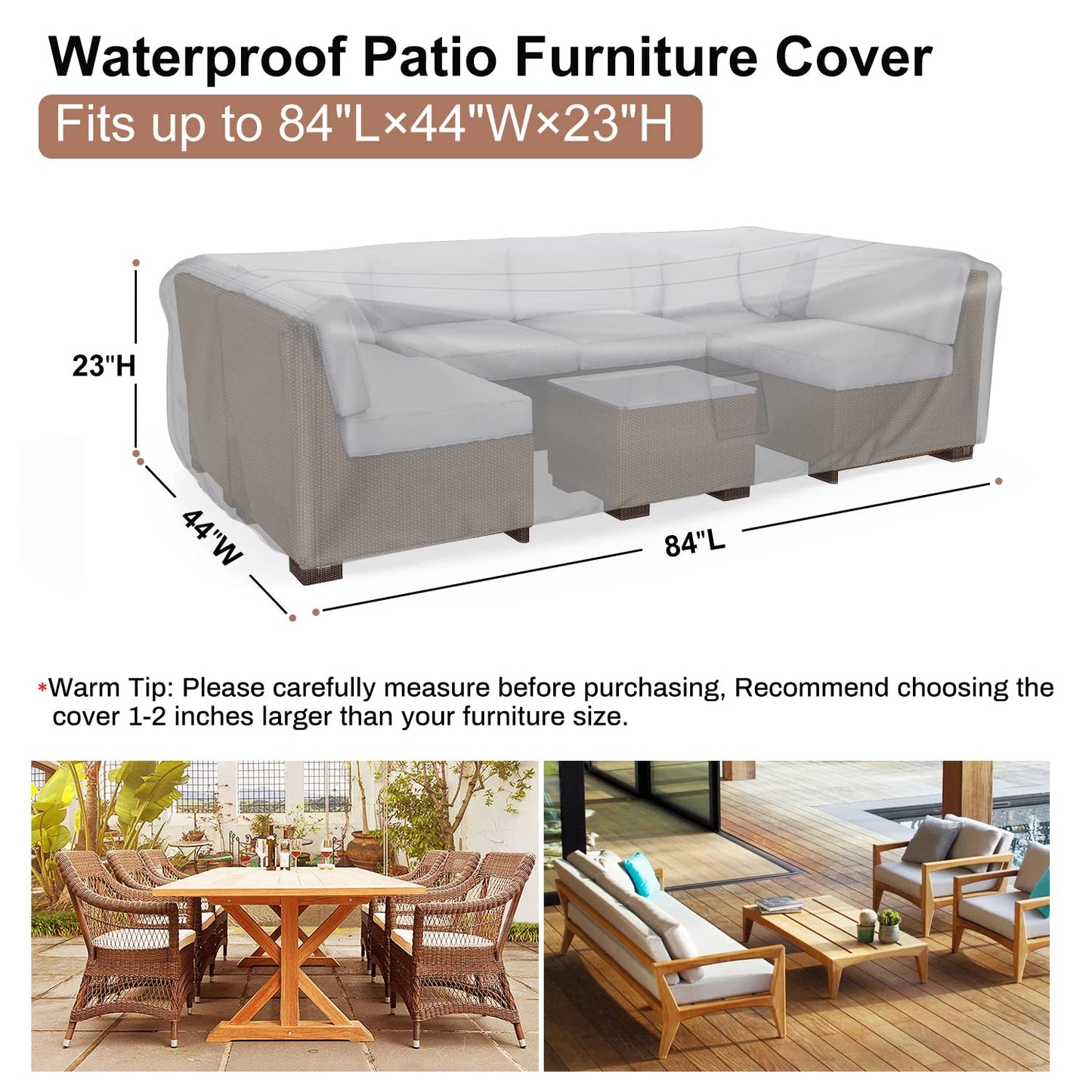 Patio Furniture Covers Black
