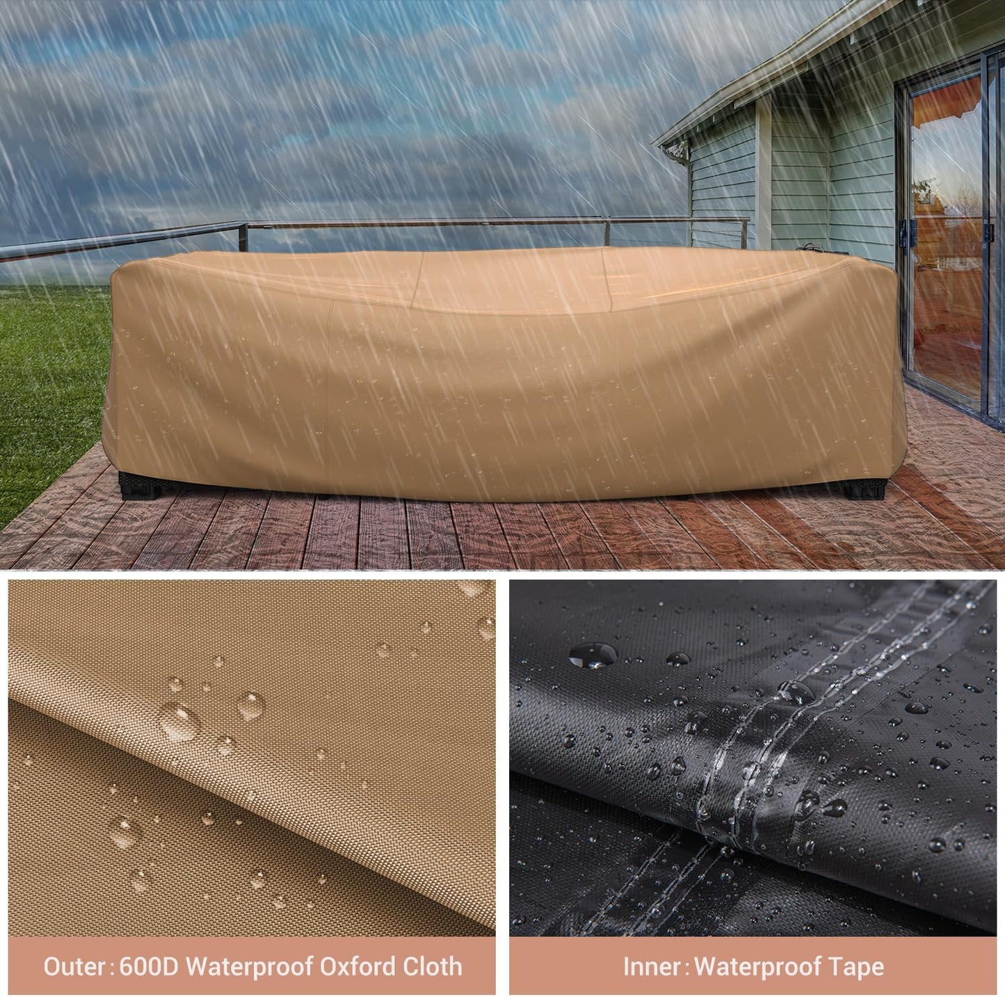 Patio Furniture Covers Beige