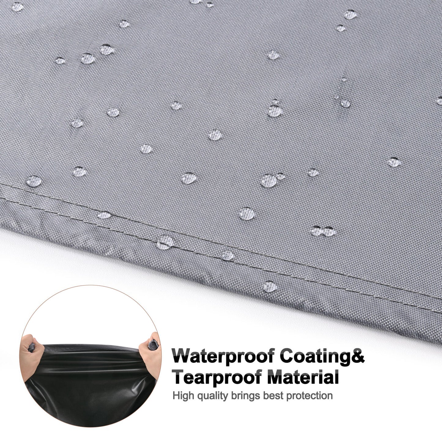 Central Air Conditioner Cover Grey