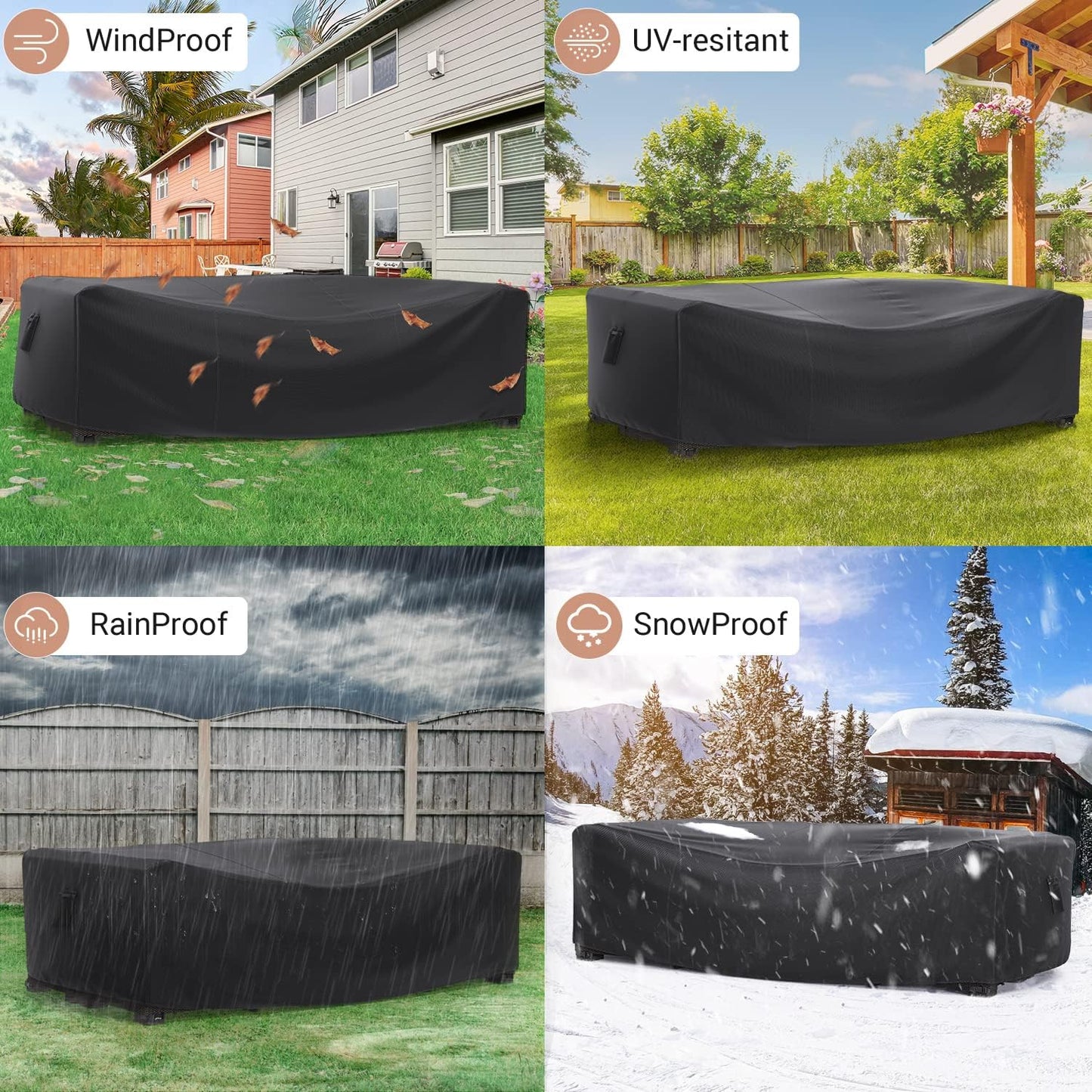 Patio Furniture Covers Black