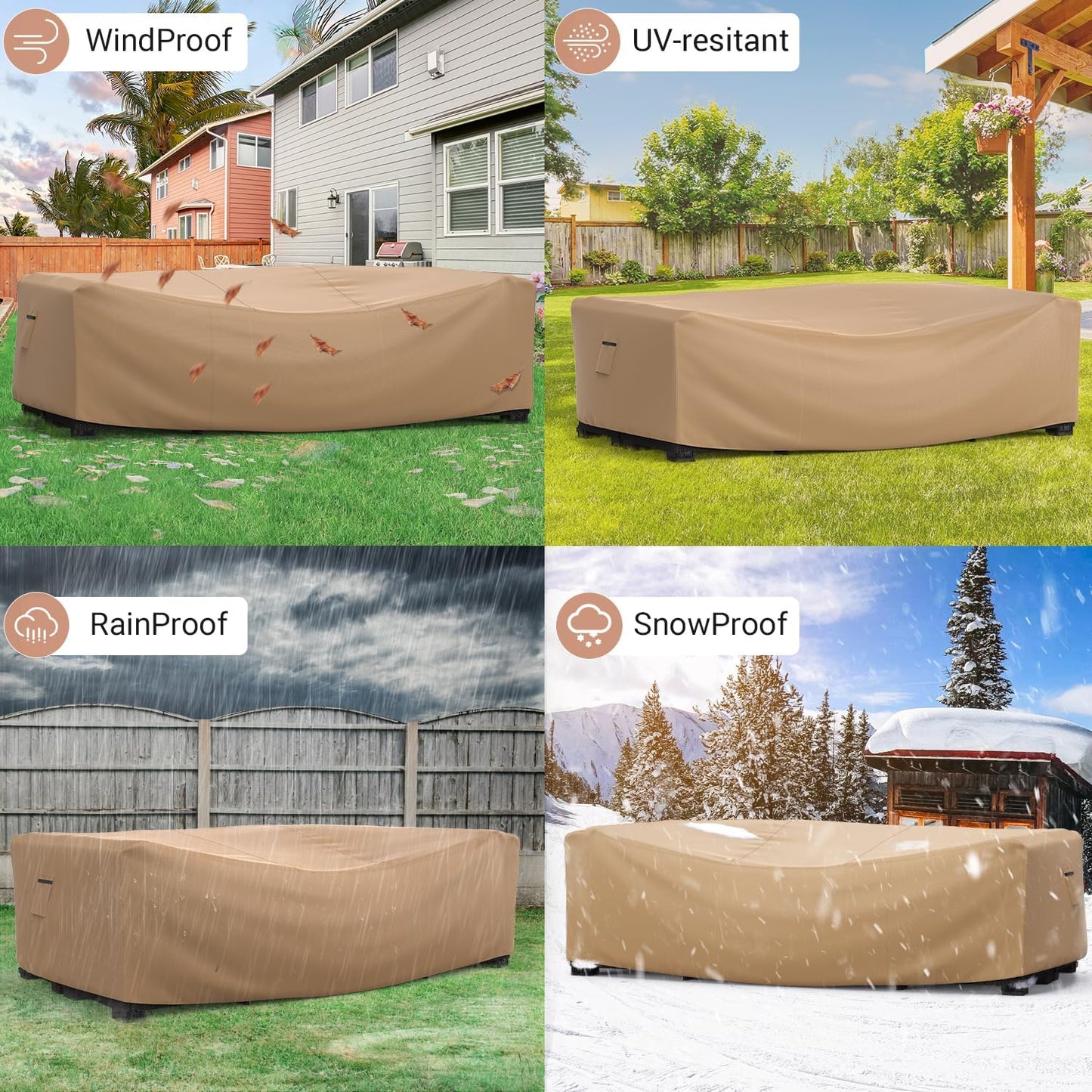 Patio Furniture Covers Beige