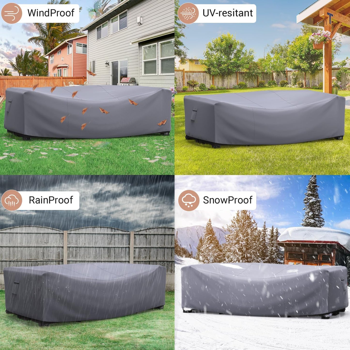 Patio Furniture Covers Grey