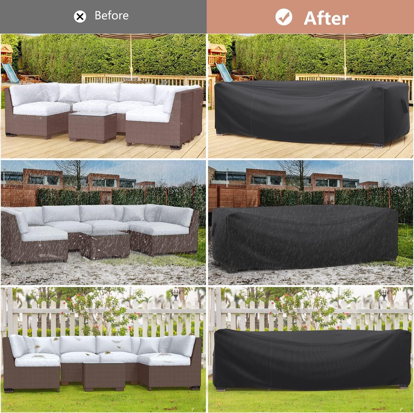 Patio Furniture Covers Black