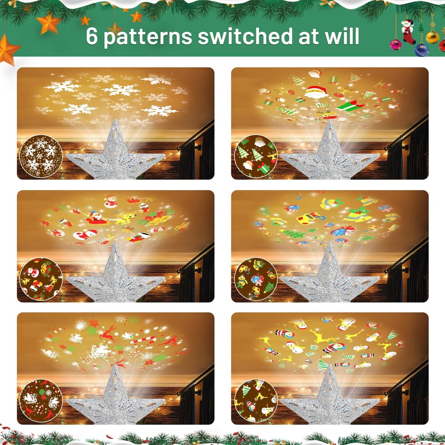 Christmas Tree Topper (Silver)