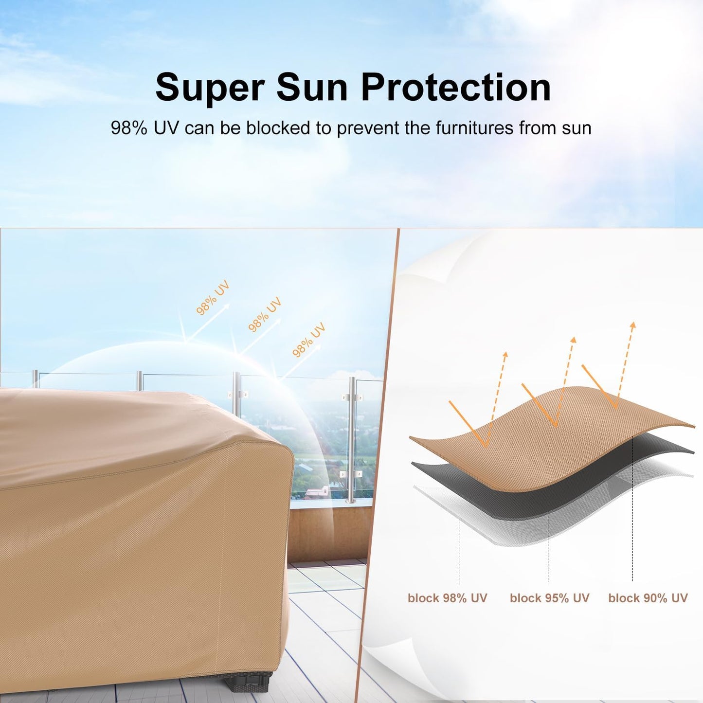 Patio Furniture Covers Beige