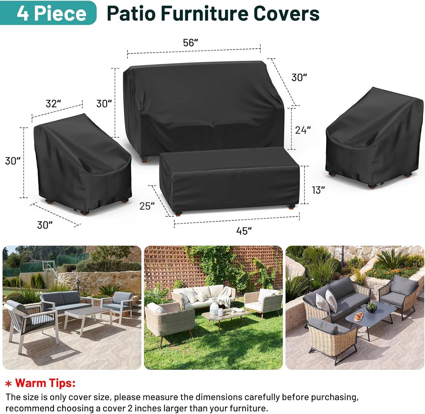 Patio Furniture Set Covers