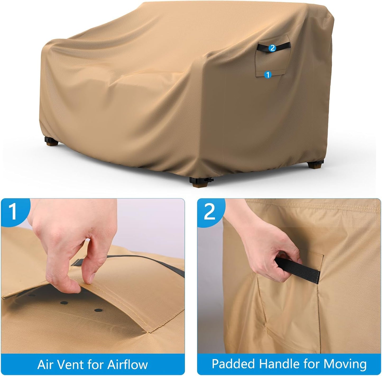 Patio Sofa Cover Beige