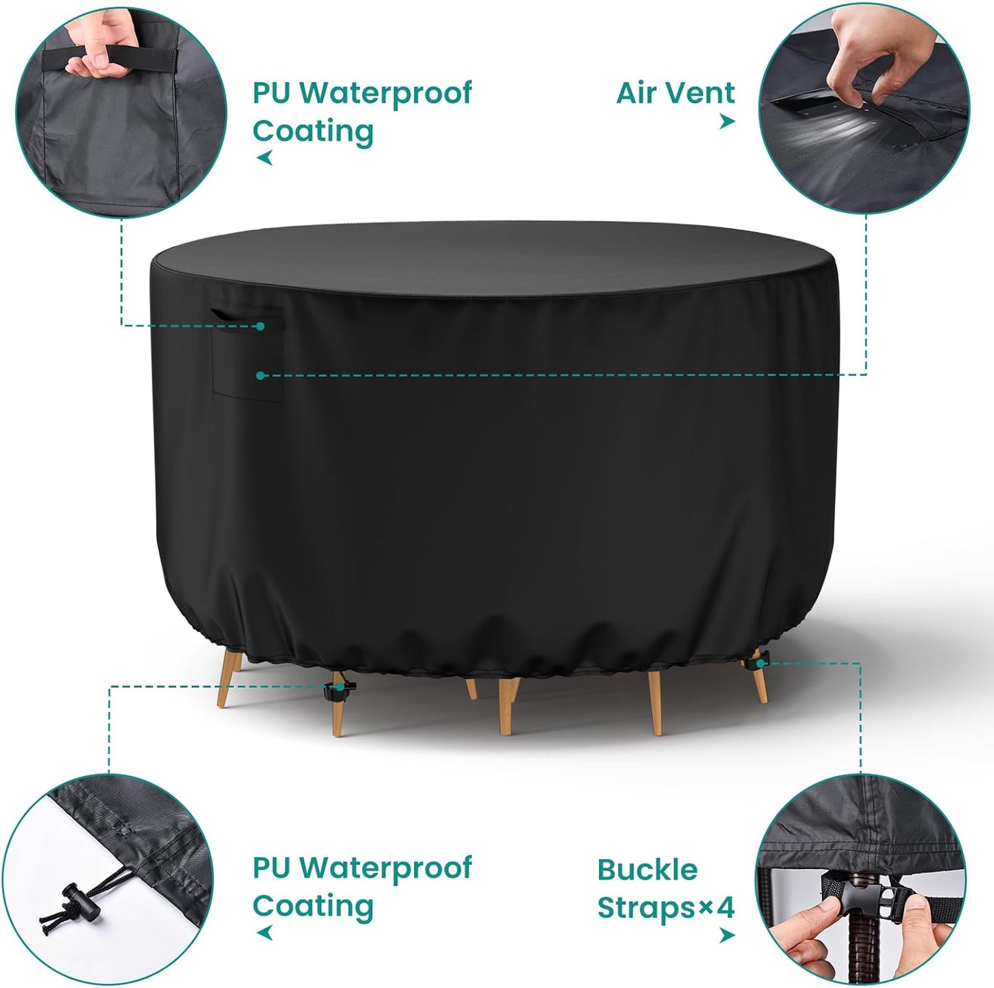 Round Patio Furniture Cover