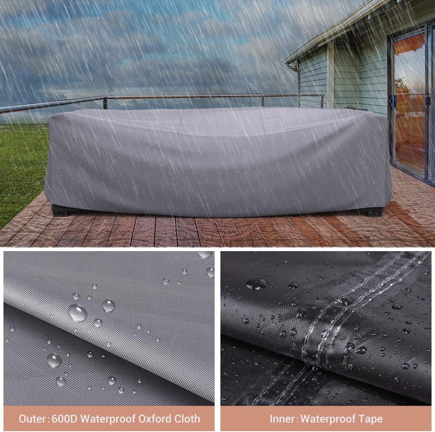 Patio Furniture Covers Grey