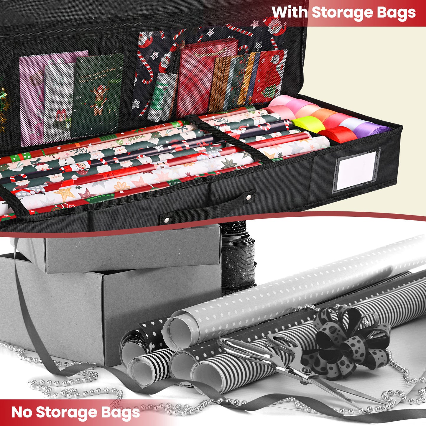 Mrrihand 600D Heavy Duty Wrapping Paper Storage(90 x 30 x 12 cm)