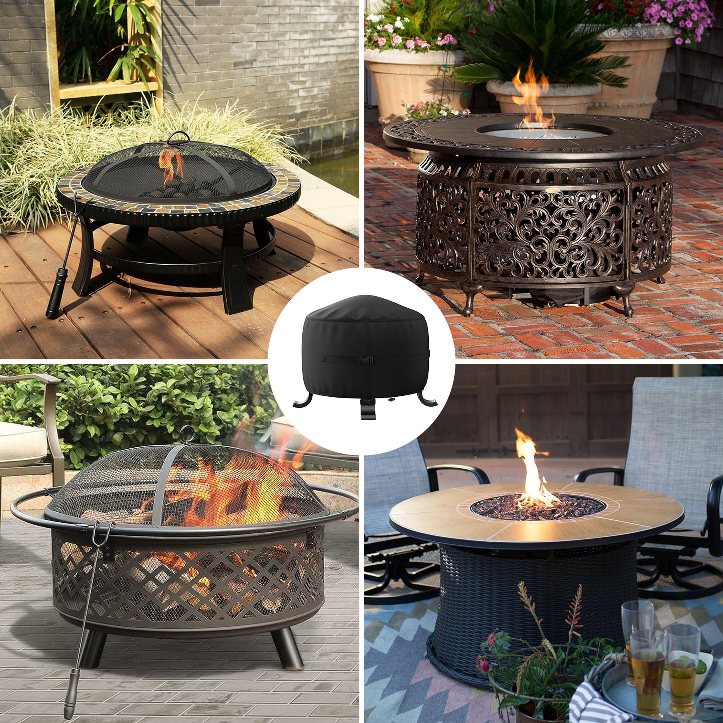 Armorget Fire Bowl Cover 80 x 50 cm