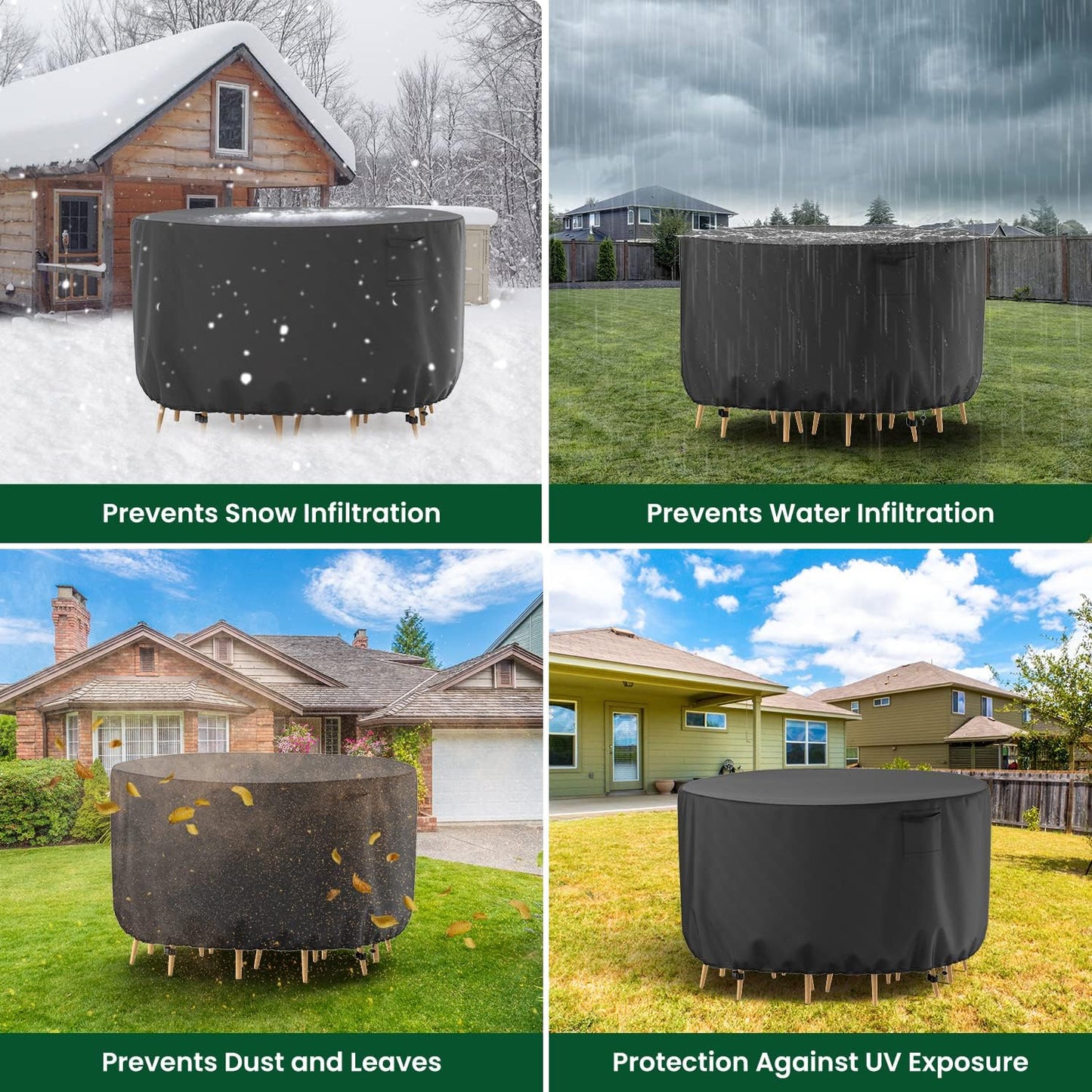 Round Patio Furniture Cover