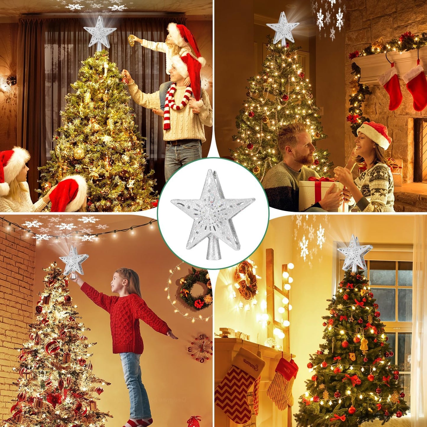 Christmas Tree Topper （Silver）