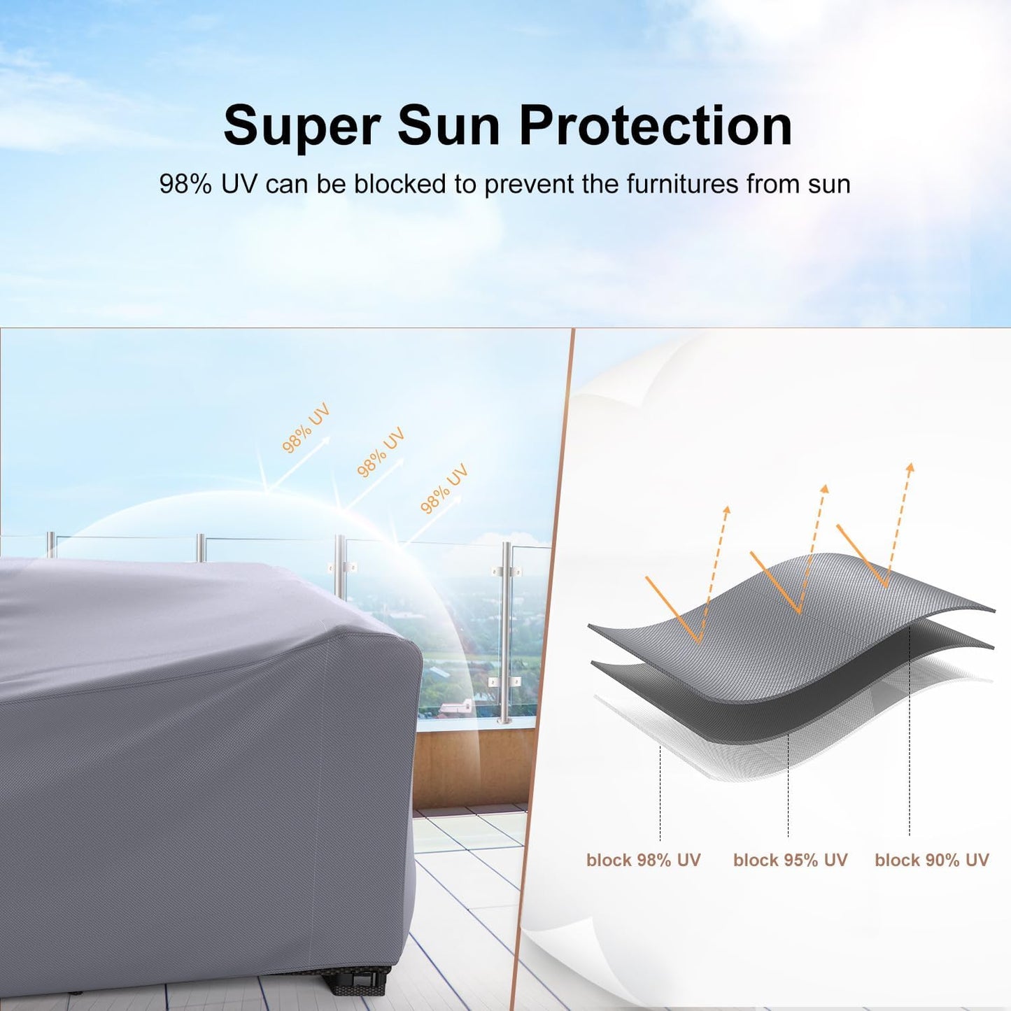 Patio Furniture Covers Grey