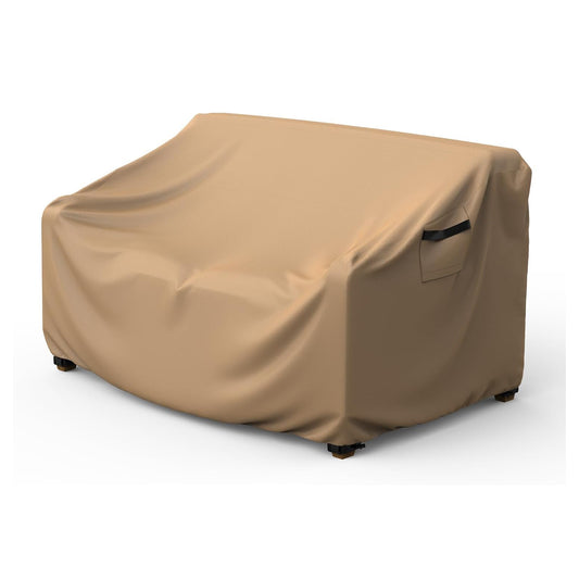 Beige Patio Sofa Cover, Waterproof Outdoor Couch Cover