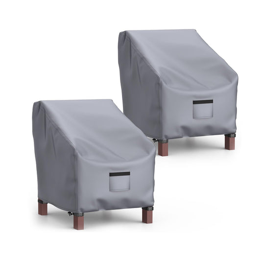 Patio Chair Covers 2 Packs Grey